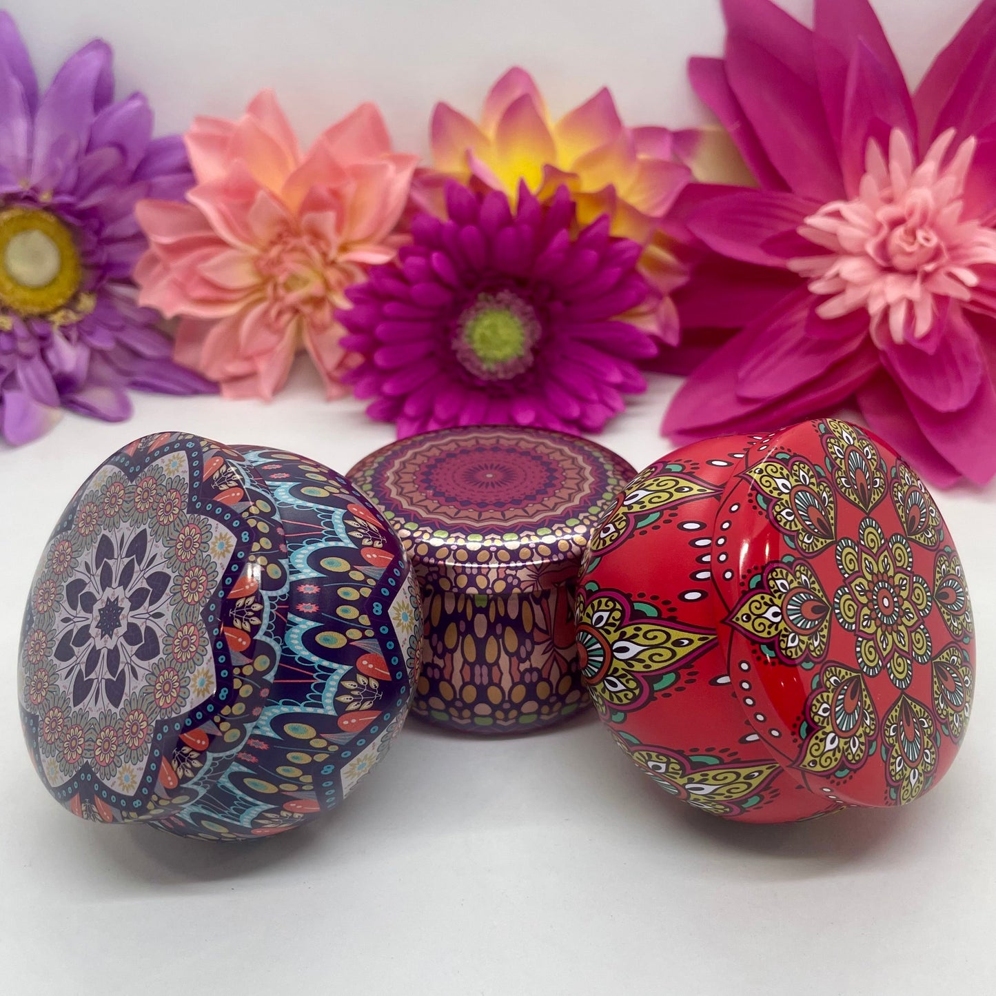 FRUIT STAND FAVORITES - SNAZZY TIN TRIO - Jamcat Candles