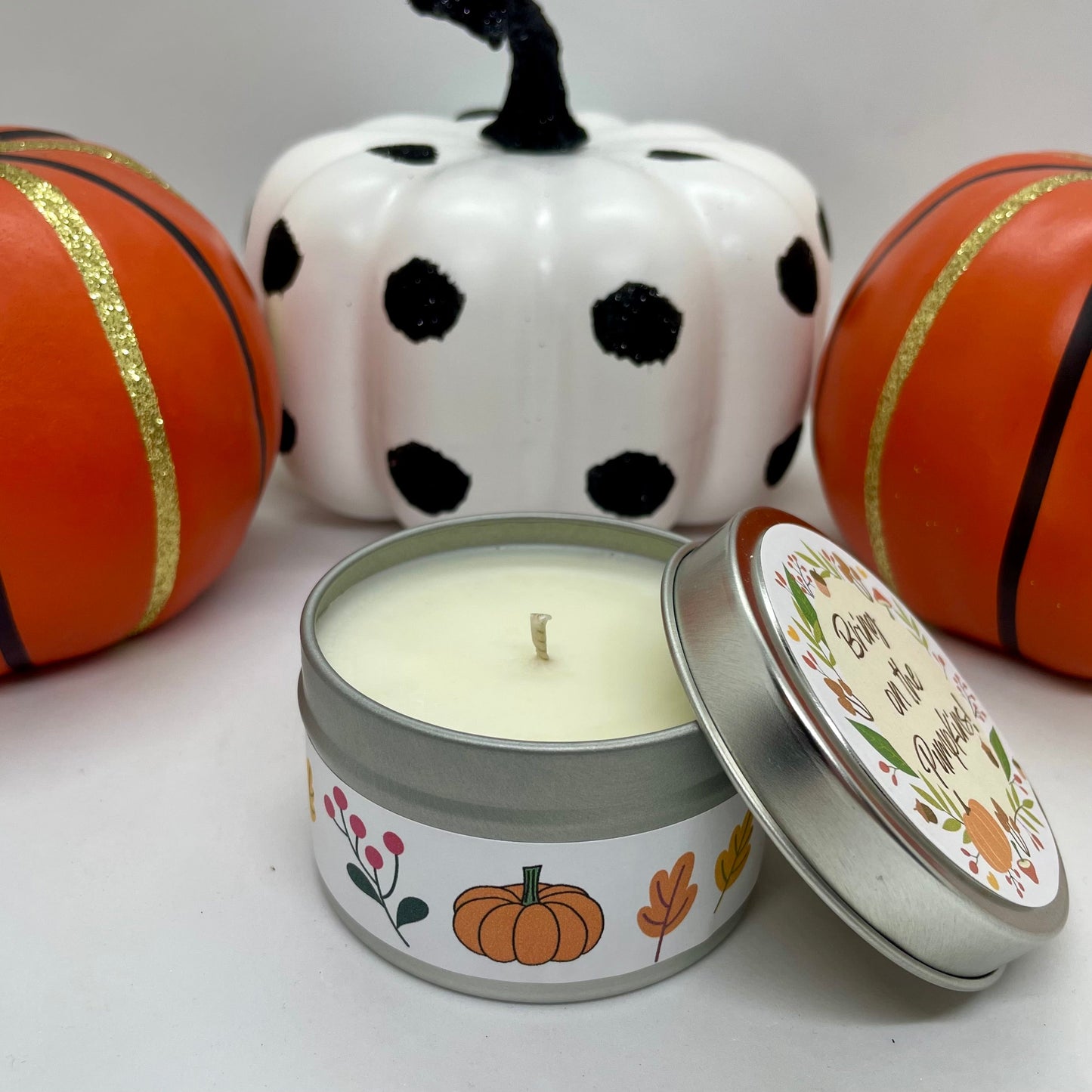 BRING ON THE PUMPKINS TIN - Jamcat Candles